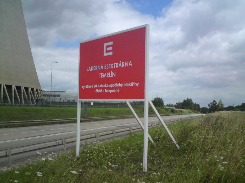 Billboard Temelín